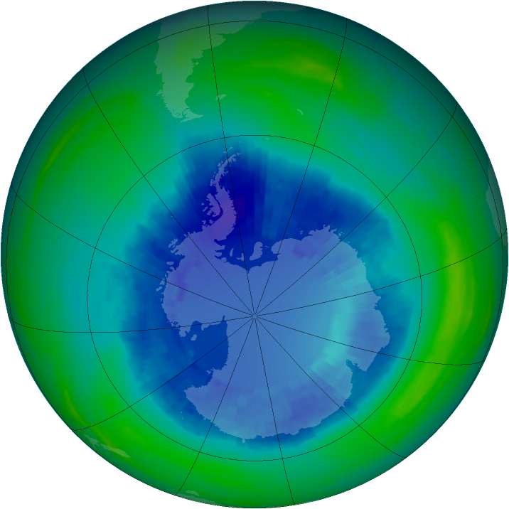 Ozone Map 1987-09-05
